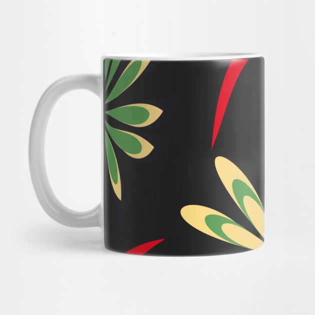 pattern with flowers and leaves by Eskimos